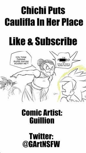 Chichi Puts Caulifla In Her Place | DBZ Comic Dub #shorts