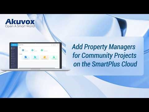 [SmartPlus][Installer]Add Property Managers for Community Projects on the SmartPlus Cloud