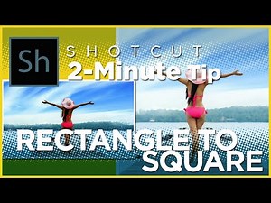 How to Crop a Rectangle Video to a Square on Shotcut for Use on Instagram