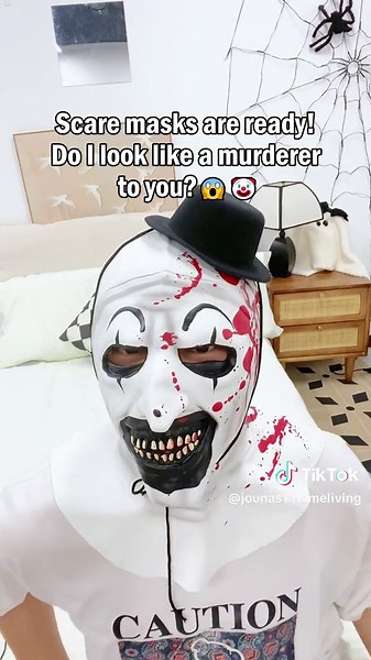 Get ready to scare with this Halloween latex clown mask! This creepy mask is perfect for horror enthusiasts and anyone looking to make a terrifying impression this Halloween. 🎃 #HalloweenMask #CreepyClown #HorrorMask #Halloween2024 #ScaryMask #LatexMask #HalloweenCostume #ThrillerVibes #SpookySeason #HalloweenParty #FrightNight #TikTokShop #TrendingNow #ViralProducts #FYP #ForYouPage #ScaryCostume #HalloweenDecor #CostumeGoals #Spotlight