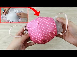 For BEGINNERS! ❤ EASIEST Pattern for Making Masks NO SEWING Machine