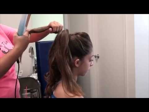 How to do Cheerleading Competition Hair with Poof and Crazy Curls at Cheer Time and More