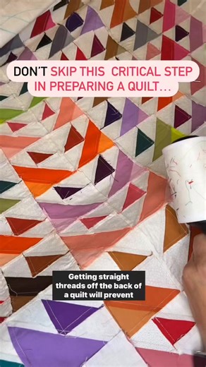 bethanne.whitearbor White plus colored piecing is a huge troublemaker in quilting. Little stray threads can easily shadow under light fabric. Pressing seams to the dark, pressing seams open can minimize frayed threads under white. Also, consider using best press or spray starch on your colored fabric to help prevent frays. If you MUST press to the white, take the time to grade your seam. This means cutting the colored side down so it does not overlap the white part of a seam allowance. Before yo