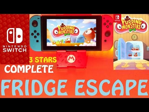 Pudding Monsters - 1. Fridge Escape ( Level 1 - 25 ) 3 Stars [Complete] / Nintendo Switch / Gameplay