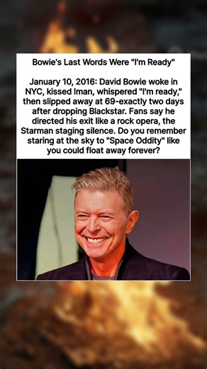 A Rock Opera Goodbye: Bowie’s Final Words in New York.