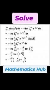 Solve #viralreels #viral #maths #solve #integration | Mathematics Hub