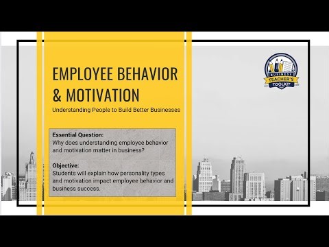Unit 4: Employee Motivation and Motivation | Intro to Business