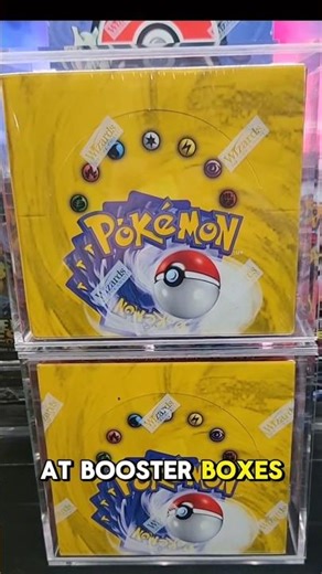 Flashback to last year when we purchased these 2 extremely rare base set booster boxes.