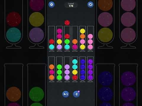 Ball Sort 176, 177, 178, 179, 180, Special Level