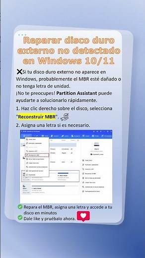Reparar disco duro externo no detectado en Windows 10/11