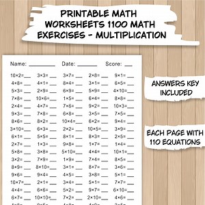 Division Worksheets for Kids | Division Facts Practice | Printable Math Worksheets | Division Tables | Homeschool Learning - Etsy