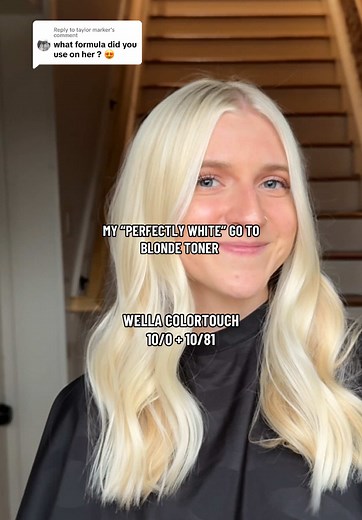Perfectly White Blonde Formula with Wella Professionals