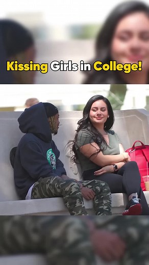 College Couple Kissing Prank Video