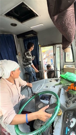 Women bus driver #upsrtc #trending