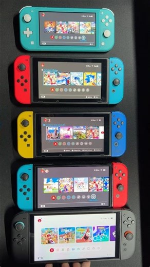 All Nintendo switch models #nintendo #nintendoswitch #switch #switch2 #gaming #gamers #viral #gamer