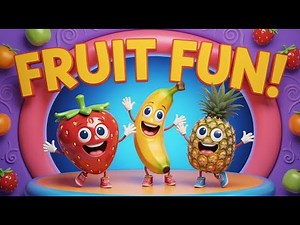 Learn Fruit Names with This Catchy Song! A Fun Way for Kids to Learn Vocabulary.