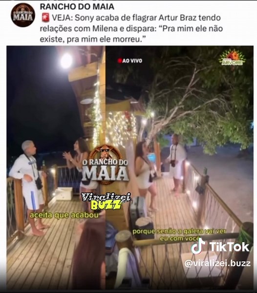 Milena e Arthur Brazz no Rancho do Maia