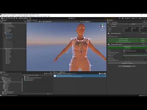 GPU Cloth Dynamics creating a dress from scratch in Unity (Part1)