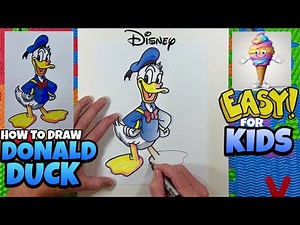 How to Draw Donald Duck | Easy Disney Art for Kids & Beginners