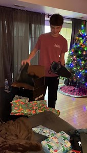 Merry Christmas To all..Augie got snowboard boots and a season pass to spring mountain ! Following in my footsteps! | Anthony Bevilacqua