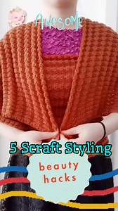 Another style, beauty hacks, Creative Scraft Styling Tips, Innovative Scarf Styling Instanly Transforms 🩷 5 Scraft Styling 🩷 #fashion #fashionable #style #model #tricks #beautyhacks #hacks #fashionhacks #styling #scarf #scarfstyle #fblifestyle #lifestyle | Dwi Falida Hartanti