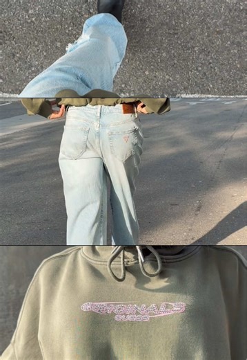 Light washed denim available now. #GUESSJEANS