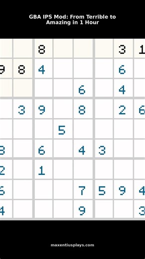 GBA IPS Mod: From Terrible to Amazing in 1 Hour
