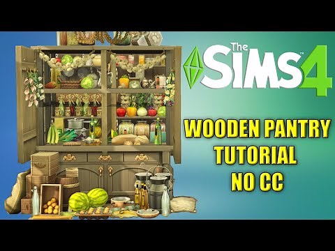 How to build a own made Pantry with The Sims 4 / Tutorial