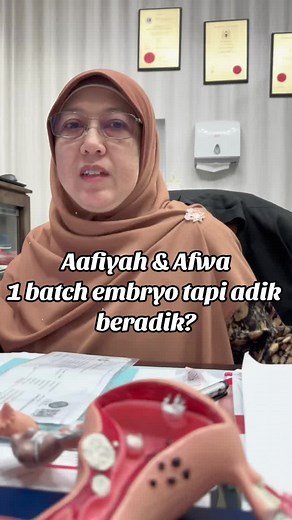 Sibling Embryo: Risiko & Peratus Kejayaan Menurut Umur Ibu