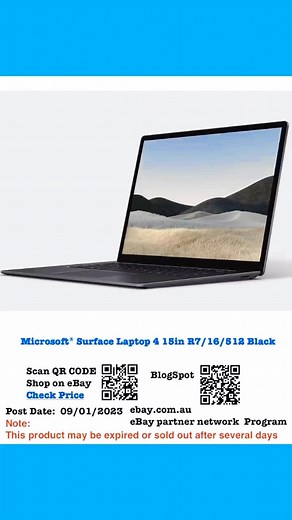 #microsoft #surface #laptop 4 scan QR CODE check price on eBay store | WelinkShopping | Facebook