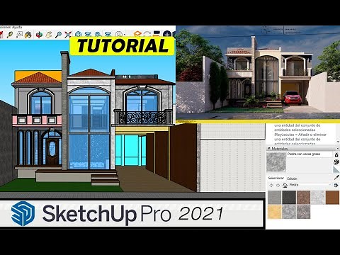 SKETCHUP PRO 2021 TUTORIAL BÁSICO DESDE CERO, PASO A PASO. #Sketchup #Tutoriales