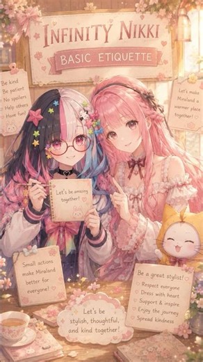 Basic Infinity Nikki Etiquette.