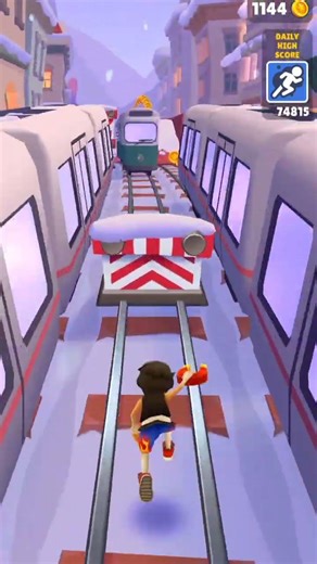 Subway Surfers 🔥 Insane High Speed Run 😱 Crazy Train Dodge & Coin Rush 💰 #Shorts #Viral