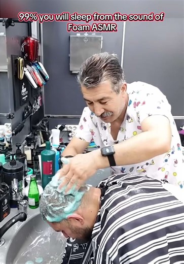 Foam Massage & Hair Wash ASMR Challenge