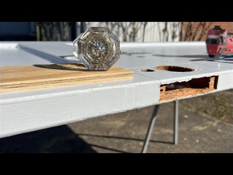 Live: Dutchman Patches on Interior Door (Part 2) | Fitting Antique Door Knobs | 1930s House
