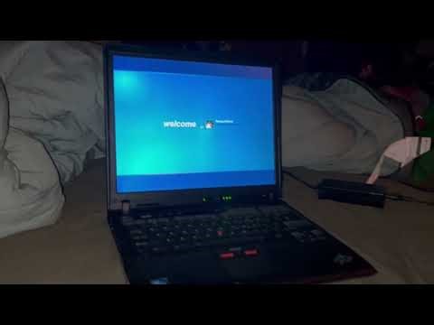 2004 IBM ThinkPad R51 Startup Demo