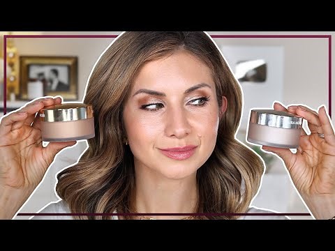 NEW PORE BLURRING Luminous Setting Powder?! Laura Mercier Light Catcher TESTED