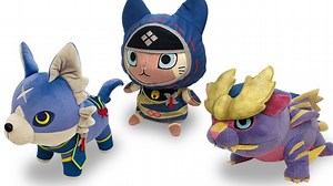 Monster Hunter Rise Merchandise Includes Themed Carrying Case and Miniature Palamute Plush