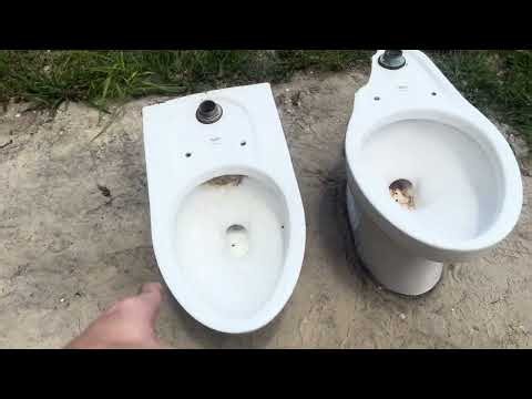Comparing my American Standard Afwall millennium and American Standard Madera toilets!
