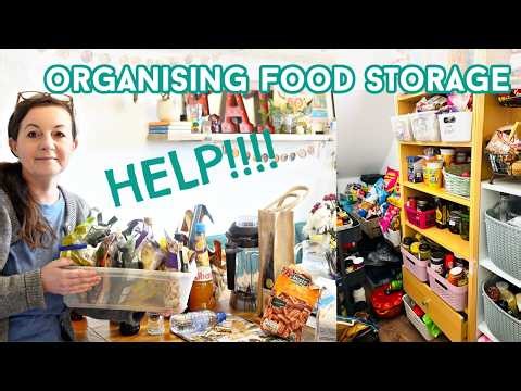PANTRY / FOOD STORAGE DECLUTTER | Declutter & Organise My Kitchen