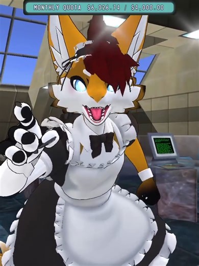 Do you think i deserve this chat? #vrchat #blender #3danimation #animation