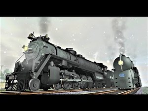 Double-headed SP GS-8 and Dreyfuss Hudson (Trainz)
