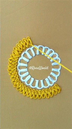 🔥🤍Supper cute flower stitch hand embroidery🤍🔥