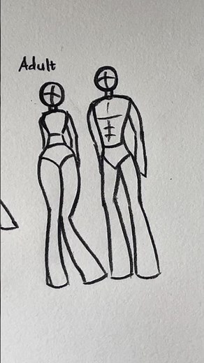 how to draw stickman body boy and girl Tutorial ✏️#drawing #art #tutorial #sketch #arte