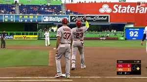 46K views · 517 reactions | The Big Bear singled in his first at-bat back in Miami! Marcell Ozuna leads the Cardinals with 114 hits this season. | St. Louis Cardinals | Facebook