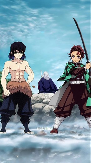 Tanjiro vs inosuke who is strongest? #demonslayer