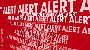 Red alert urgent warning on red background essential crucial, and mandatory text alert