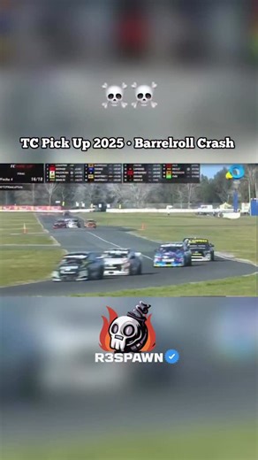 Pick UP Crash 🏴‍☠️💥•¥ •¥ •¥ La Plata Circuit 🇦🇷 — main straight at full speed ⚡ Martínez collides mid-run, his Ford Ranger snaps sideways and takes off 💨 12 barrel rolls across the track — body panels flying everywhere 💀 •¥ Total destruction… but he walks away with no serious injuries 🙏 Pure chaos. Pure luck. •¥ 👉 Follow @respawndriver for more insane motorsport moments! •¥ #tcpickup #agustinmartinez #laplata #argentinamotorsport #r3spawn #racingcrash #pickuptruck | Respawn Driver