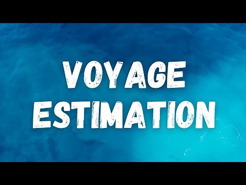 Voyage Estimation || Maritime Calculation Tutorials