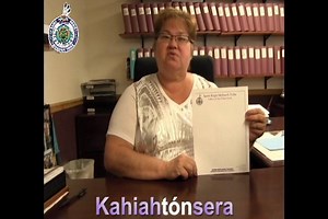 42 reactions · 13 shares | Kanien’kéha Word of the Week - The Saint Regis Mohawk Tribe is committed to providing opportunities to learn and enjoy Kanien’kéha. This includes offering a "Word of the Week" from Tribal Clerk Betty Roundpoint – Kahiahtónsera (paper) | Saint Regis Mohawk Tribe | Facebook